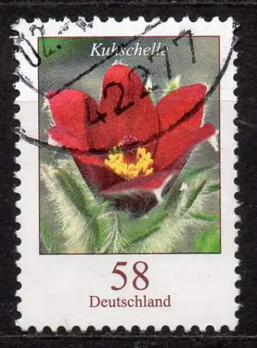 BRD, Mi-Nr. 2968 gest., DS Blumen: Kuhschelle