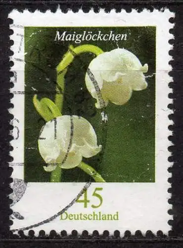 BRD, Mi-Nr. 2794 gest., DS Blumen: Maiglöckchen