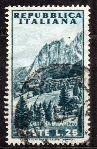 Italien, Mi-Nr. 903 gest., Landschaften: Cortina d´Ampezzo