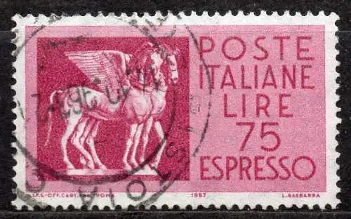 Italien, Mi-Nr. 1002 gest., Eilmarke