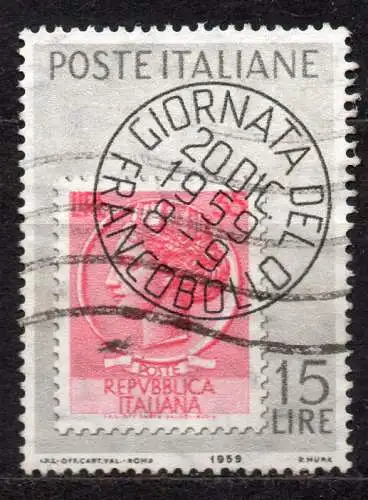 Italien, Mi-Nr. 1057 gest., Tag der Briefmarke