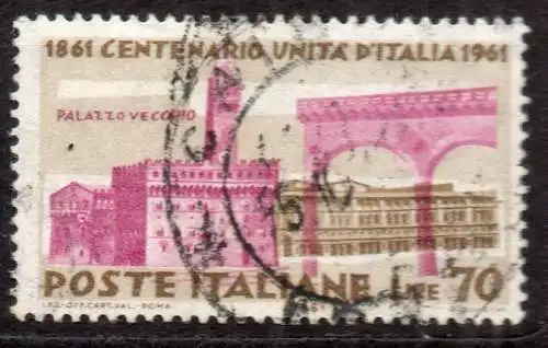 Italien, Mi-Nr. 1110 gest., 100. Jahrestag der Einigung Italiens