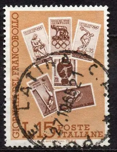 Italien, Mi-Nr. 1173 gest., Tag der Briefmarke