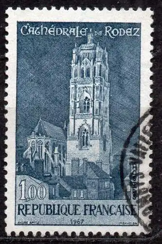 Frankreich, Mi-Nr. 1585 gest., Tourismus: Kathedrale von Rodez