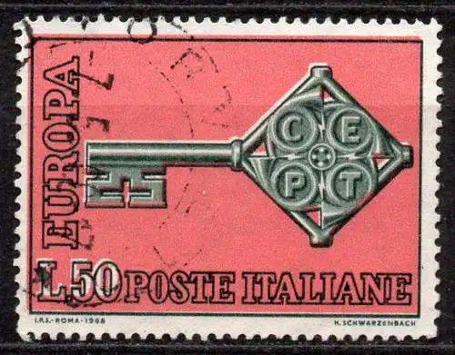 Italien, Mi-Nr. 1272 gest., Europa CEPT 1968