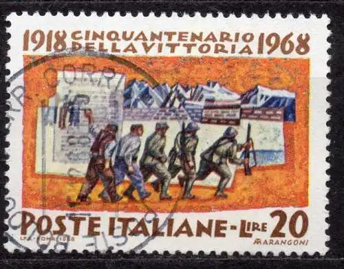 Italien, Mi-Nr. 1249 gest., 50. Jahrestag des Sieges von 1916