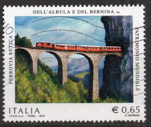 Italien, Mi-Nr. 3375 gest., Bernina-Express