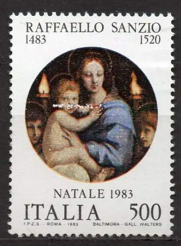 Italien, Mi-Nr. 1863 **, 500. Geburtstag von Raffael