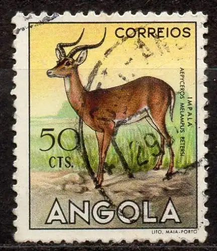 Angola, Mi-Nr. 373 gest., Antilope