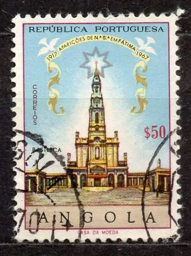 Angola, Mi-Nr. 541 gest., 50. Jahrestag der Marienerscheinung von Fatima