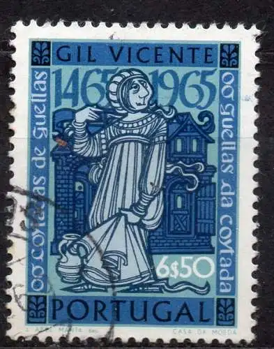 Portugal, Mi-Nr. 999 gest., 500. Geburtstag von Gil Vicence