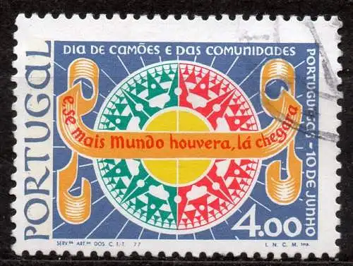 Portugal, Mi-Nr. 1364 gest., Tag der portugiesischen Gemeinsamkeit
