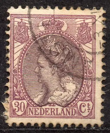 Niederlande, Mi-Nr. 94 gest., Königin Wilhelmina