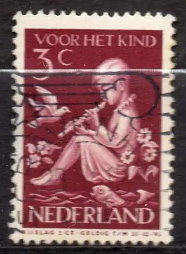 Niederlande, Mi-Nr. 322 gest., "Voor het Kind" 1938