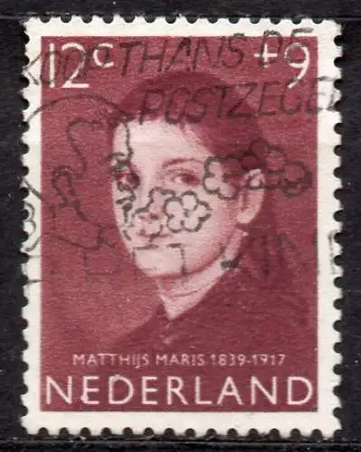 Niederlande, Mi-Nr. 710 gest., "Voor het Kind" 1957