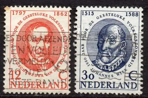 Niederlande, Mi-Nr. 751 - 752 gest., kompl., Jahr der geistigen Volksgesundheit