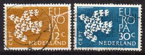 Niederlande, Mi-Nr. 765 - 766 gest., kompl., Europa