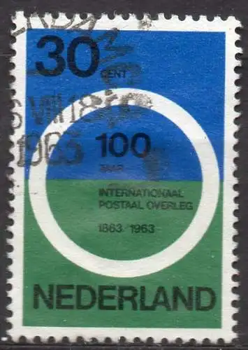 Niederlande, Mi-Nr. 799 gest., 100. Jahrestag der 1. Postkonferenz