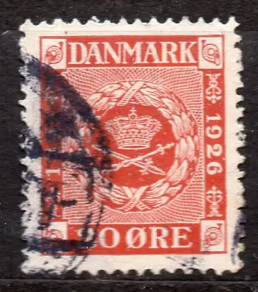 Dänemark, Mi-Nr. 154 gest., 75 Jahre dänische Briefmarken