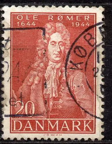 Dänemark, Mi-Nr. 285 gest., 300. Geburtstag von Ole Römer