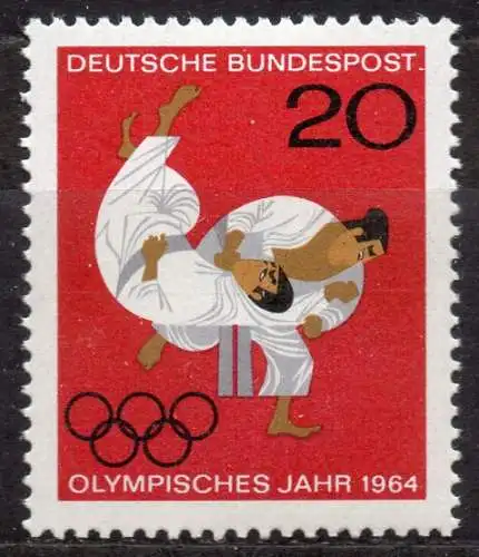 BRD, Mi-Nr. 451 **, Olympische Sommerspiele Tokio 1964