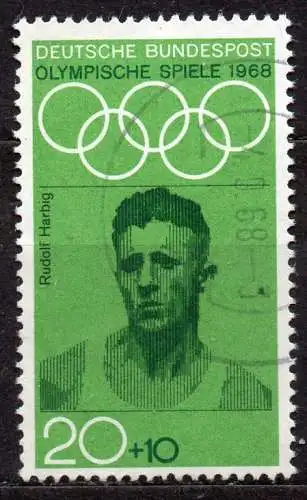 BRD, Mi-Nr. 562 gest., Olympische Sommerspiele Mexiko 1968