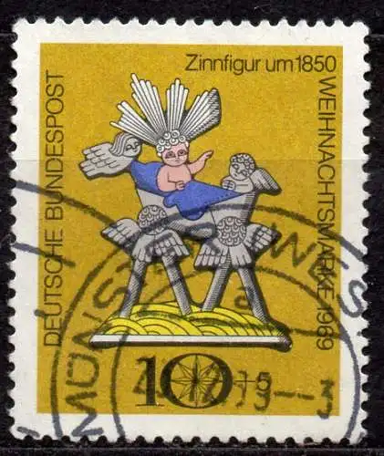 BRD, Mi-Nr. 610 gest., Weihnachten 1969