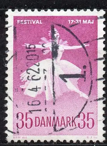 Dänemark, Mi-Nr. 374 gest., Ballett- und Musikfestspiele Kopenhagen