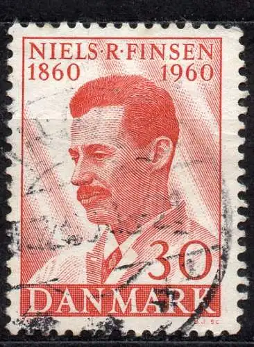 Dänemark, Mi-Nr. 384 gest., 100. Geburtstag von Niels Ryberg Finsen