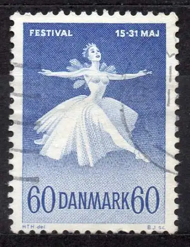 Dänemark, Mi-Nr. 403 x gest., Ballett- und Musikfestspiele Kopenhagen