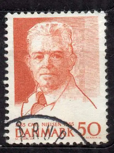 Dänemark, Mi-Nr. 432 x gest., 100. Geburtstag von Carl Nielsen