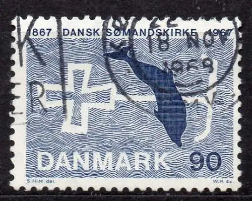 Dänemark, Mi-Nr. 466 gest., 100 Jahre Stiftung Dänische Seemannskirche