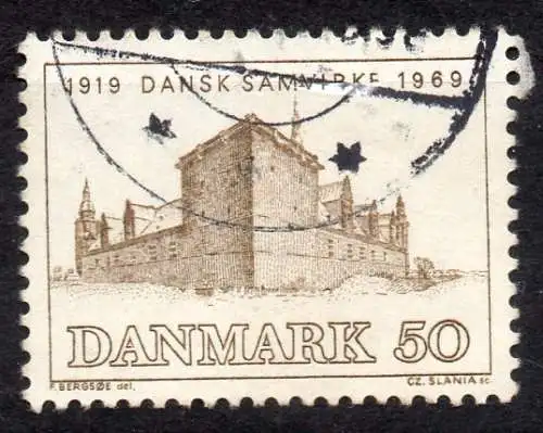 Dänemark, Mi-Nr. 480 gest., 50 Jahre Organisation der Auslandsdänen "Dansk Samvirke"