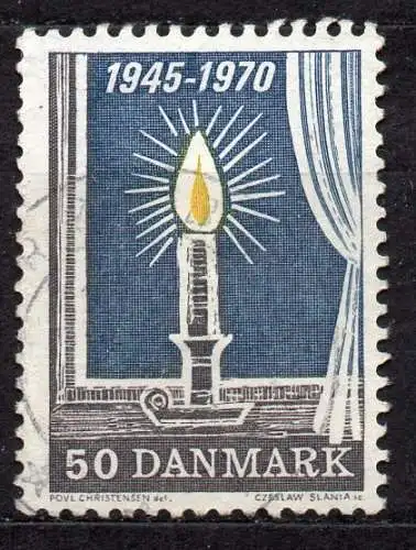 Dänemark, Mi-Nr. 494 gest., 25. Jahrestag