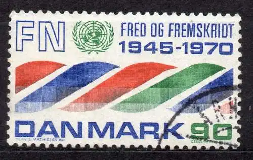 Dänemark, Mi-Nr. 505 gest., 25 Jahre UNO