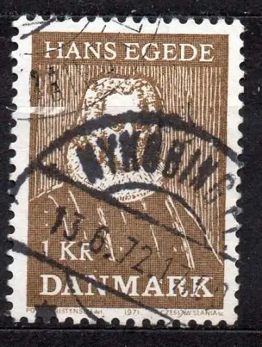 Dänemark, Mi-Nr. 511 gest., 250. Jahrestag der Landung von Hans Egede in Grönland