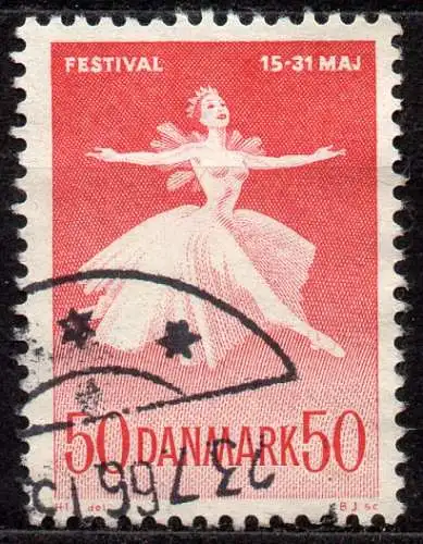 Dänemark, Mi-Nr. 435 x gest., Ballett- und Musikfestspiele