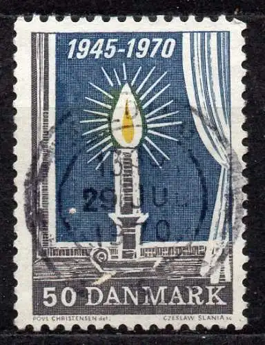 Dänemark, Mi-Nr. 494 gest., 25. Jahrestag