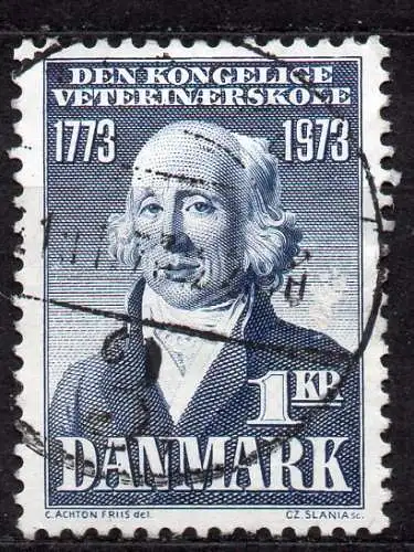 Dänemark, Mi-Nr. 542 gest., 200 Jahre Königliche Veterinärschule Christianshavn