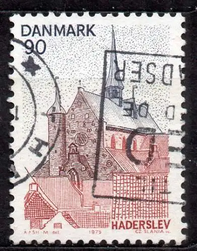 Dänemark, Mi-Nr. 599 gest., Dänische Regionen: Nordschleswig - Kathedrale in Haderslev