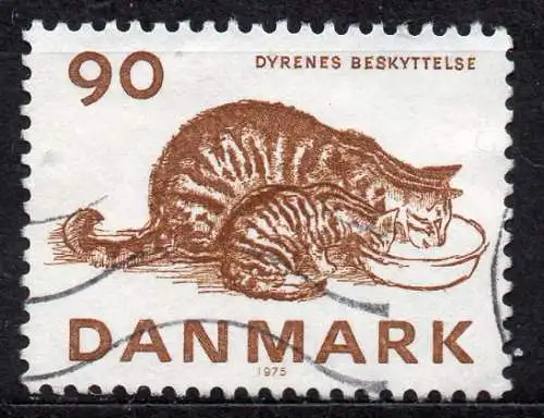 Dänemark, Mi-Nr. 606 gest., 100 Jahre Königlich Dänische Vereinigung zum Schutz der Tiere