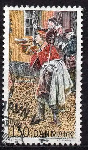 Dänemark, Mi-Nr. 628 gest., Internationale Briefmarkenausstellung HAFNIA ´76