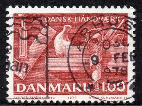 Dänemark, Mi-Nr. 646 gest., Dänisches Handwerk