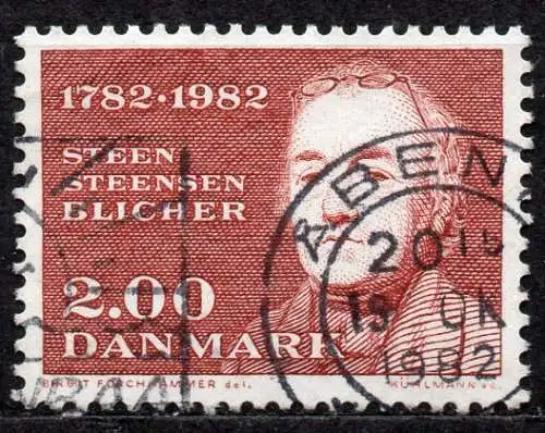 Dänemark, Mi-Nr. 761 gest., 200. Geburtstag von Steen Steensen Blicher