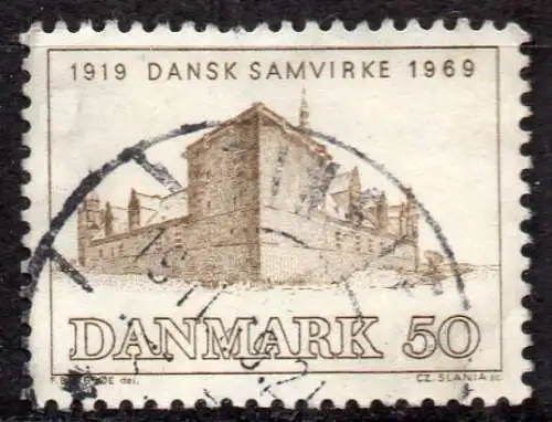Dänemark, Mi-Nr. 480 gest., 50 Jahre Organisation der Auslandsdänen "Dansk Samvirke"