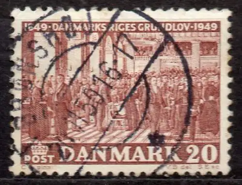 Dänemark, Mi-Nr. 319 gest., 100 Jahre Reichsverfassung