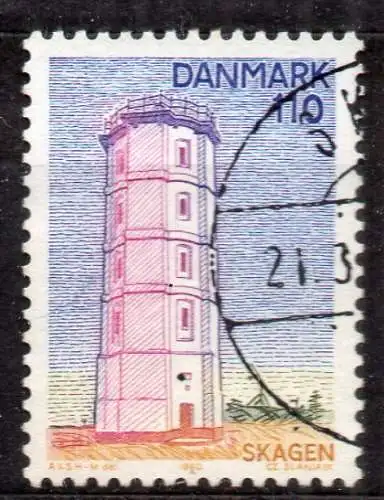 Dänemark, Mi-Nr. 705 gest., Dänische Regionen: Jütland - nördlich des Limfjords - Skagen