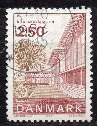 Dänemark, Mi-Nr. 781 gest., Europa 1983: Werke des menschlichen Geistes