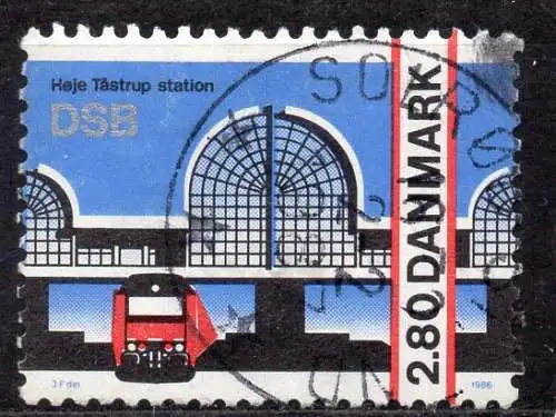 Dänemark, Mi-Nr. 870 gest., Einweihung der Bahnstation Höje Taastrup