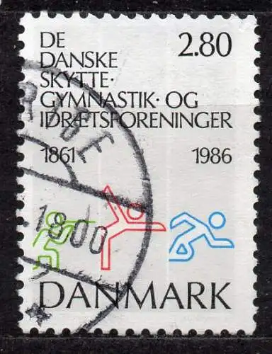 Dänemark, Mi-Nr. 871 gest., 125 Jahre Verband der Dänischen Schützen-, Turn- und Sportvereine